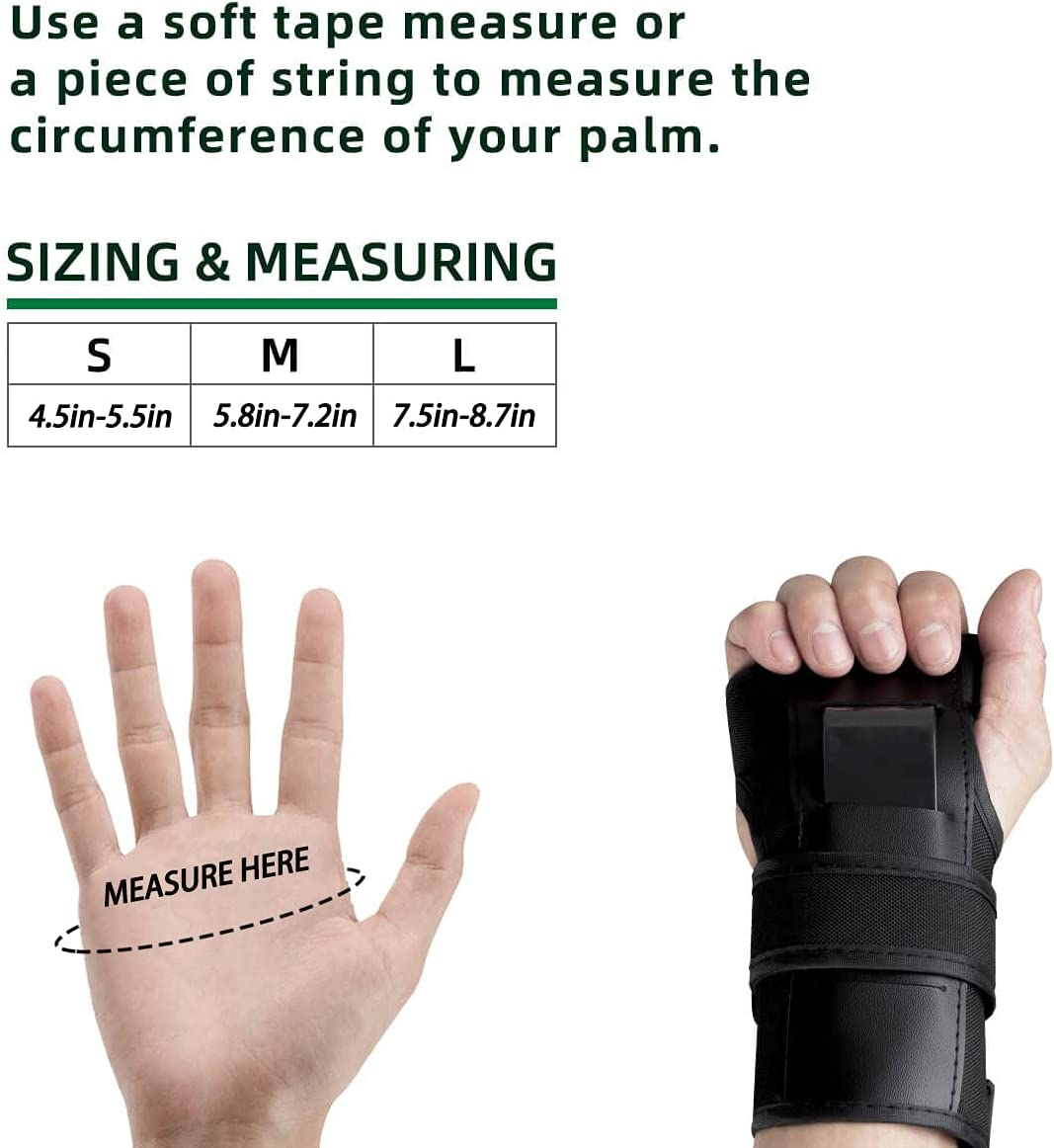 Wrist Guards with Palm Protection Pads for Adults and Kids, Adjustable Wrist Palms Protective Gear for Skateboarding, Longboarding, Roller Blading, Inline Skating, Snowboarding image number 1