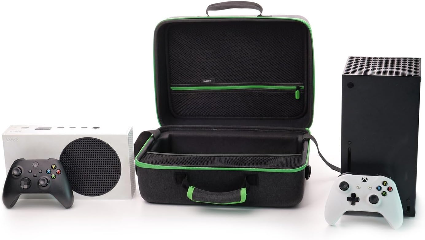 Carrying Case for X Box Series X, for X Box Series S Game Consoles and Other Accessories, Travel Case Fits for Console, Controllers, Cables & Other Accessories Precisely image number 3