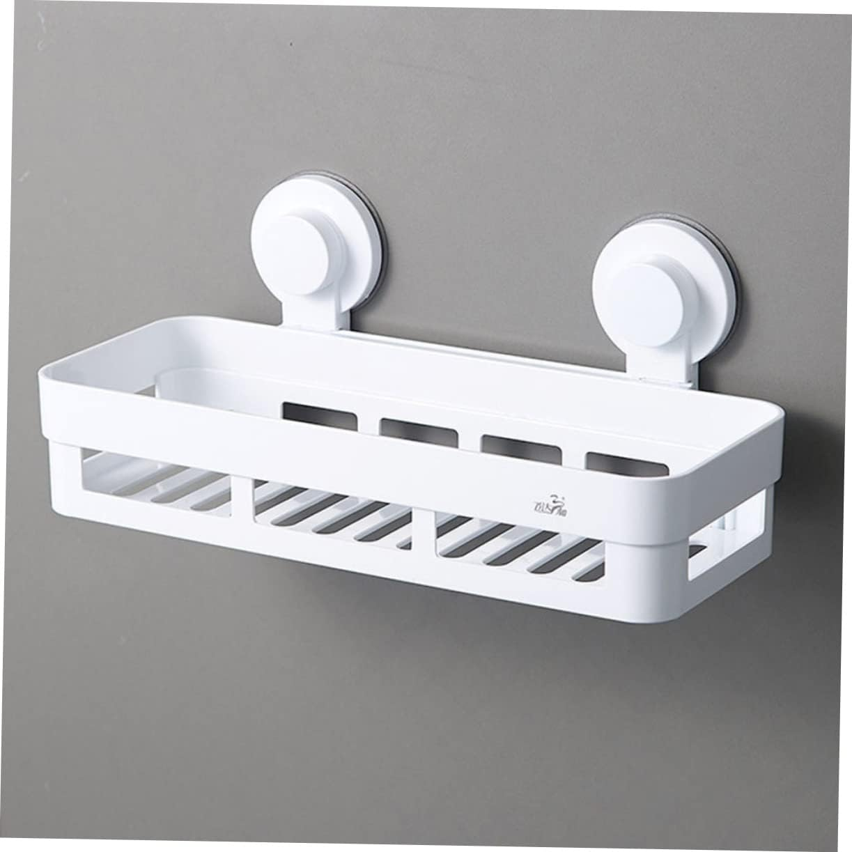 Levemolo Bathroom Wall Storage Rack Punch Free Toilet Hanging Shelf White Shower Organizer Bathroom Sundries Holder image number 3