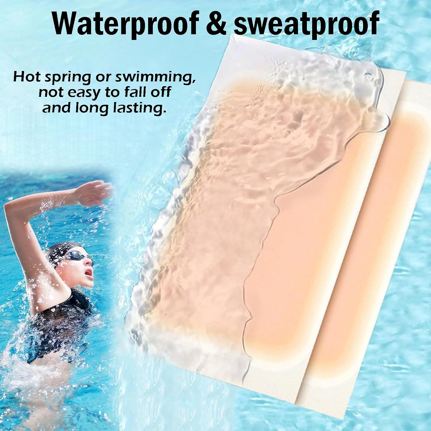 Zvorgath 8Pcs Tattoo Cover up Patch, Natural Looking Cover up Tattoos and Scar, Invisible Waterproof Body Concealer Makeup Sticker, Tattoo Cover up Tape - Light