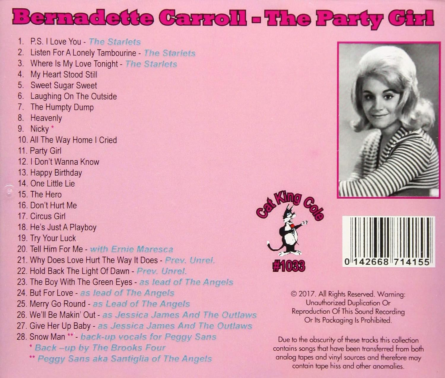 Party Girl 28 Cuts (2 Unissued) image number 1
