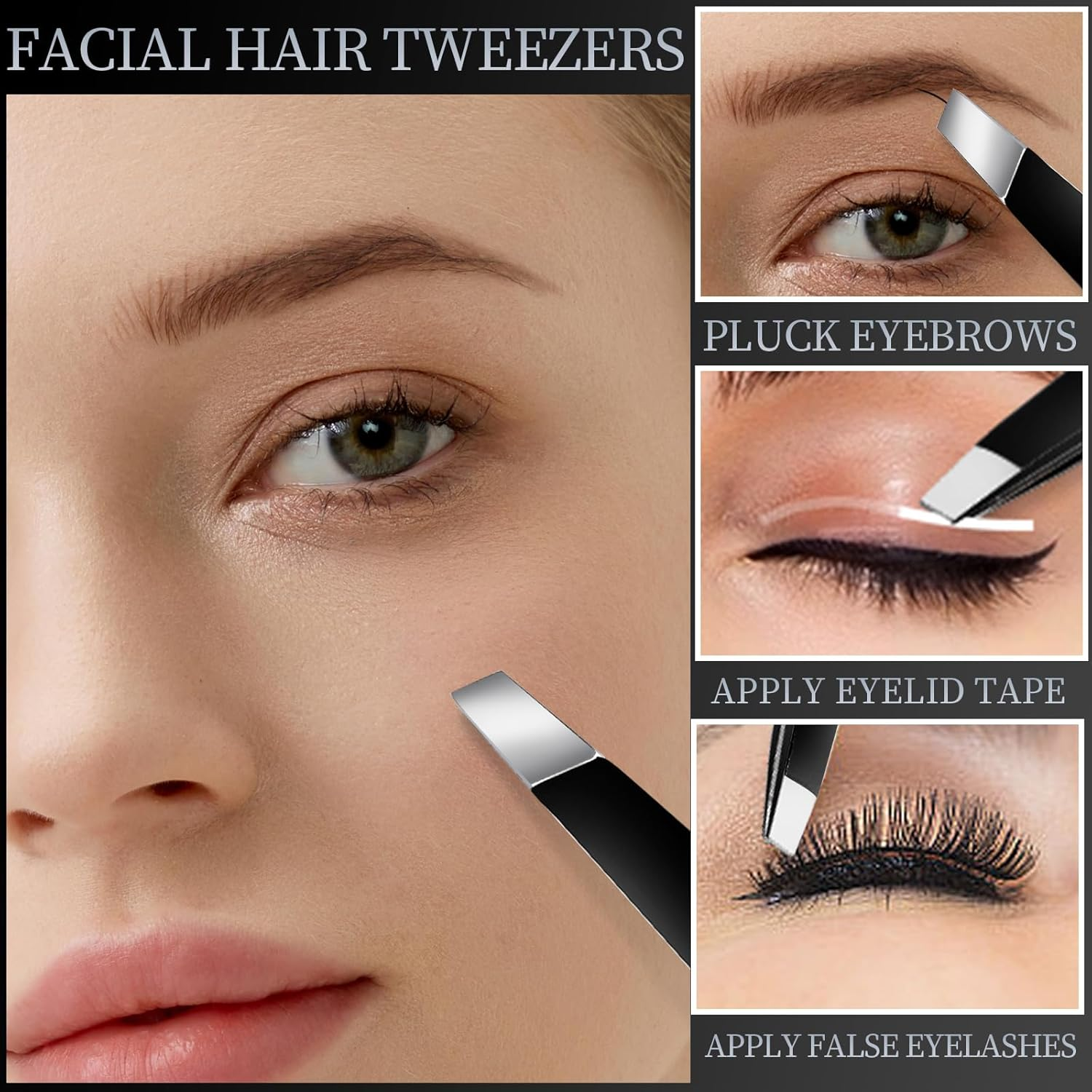 Teenitor Blackhead Remover Tools and Pimple Popper Tool Kit, 9 Pcs Stainless Steel Black Head Remover for Face Tool Pimple Extractor Tool for Blackhead, Pimple, Ance, Whitehead, Facial Hair image number 2