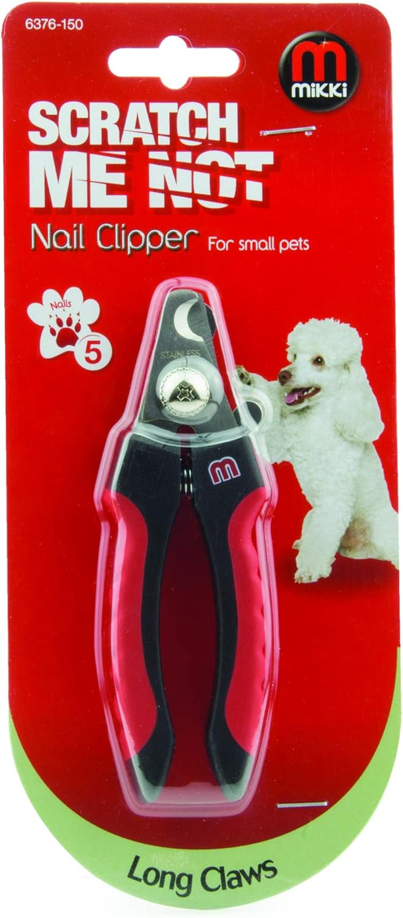 Mikki Dog, Cat Claw and Nail Clipper, Trim, Scissor for Grooming - for Small Pet Breeds - Small image number 4