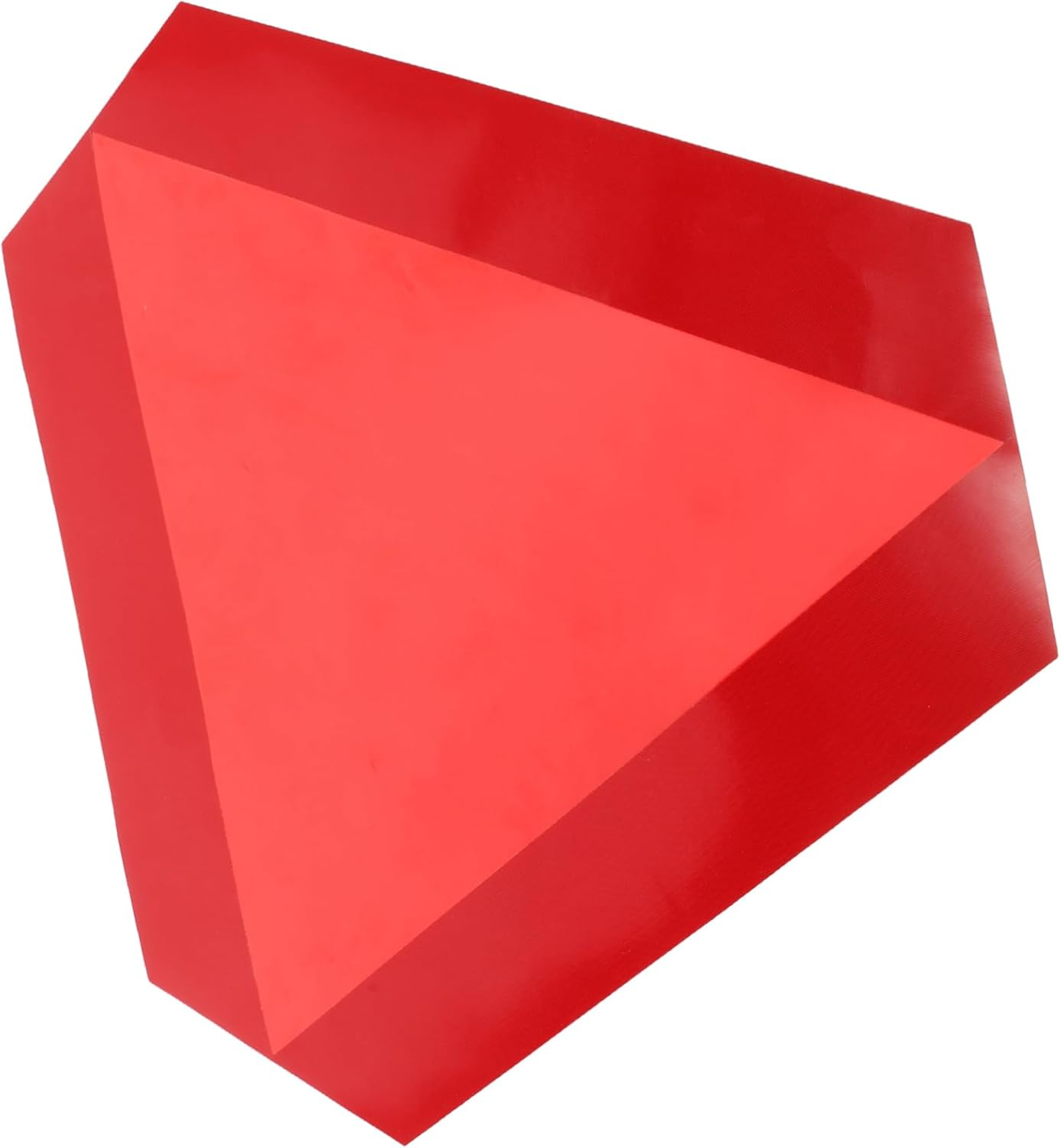 VALICLUD 36Cm Aluminum Slow Moving Vehicle Triangle Sign 3M Reflective Border and Adhesive Backing, Automotive and Truck Safety Warning Marker for Road and Highway Use image number 6