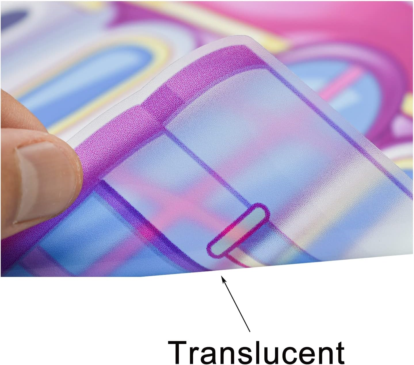 Pinenjoy Cartoon Castle Wall Decal Colorful Rainbow Clouds Butterfly Wall Stickers 39X30Inch DIY Removable Self-Adhesive Vinyl Wall Clings for Girls Bedroom Nursery Classroom Living Room Decors image number 3