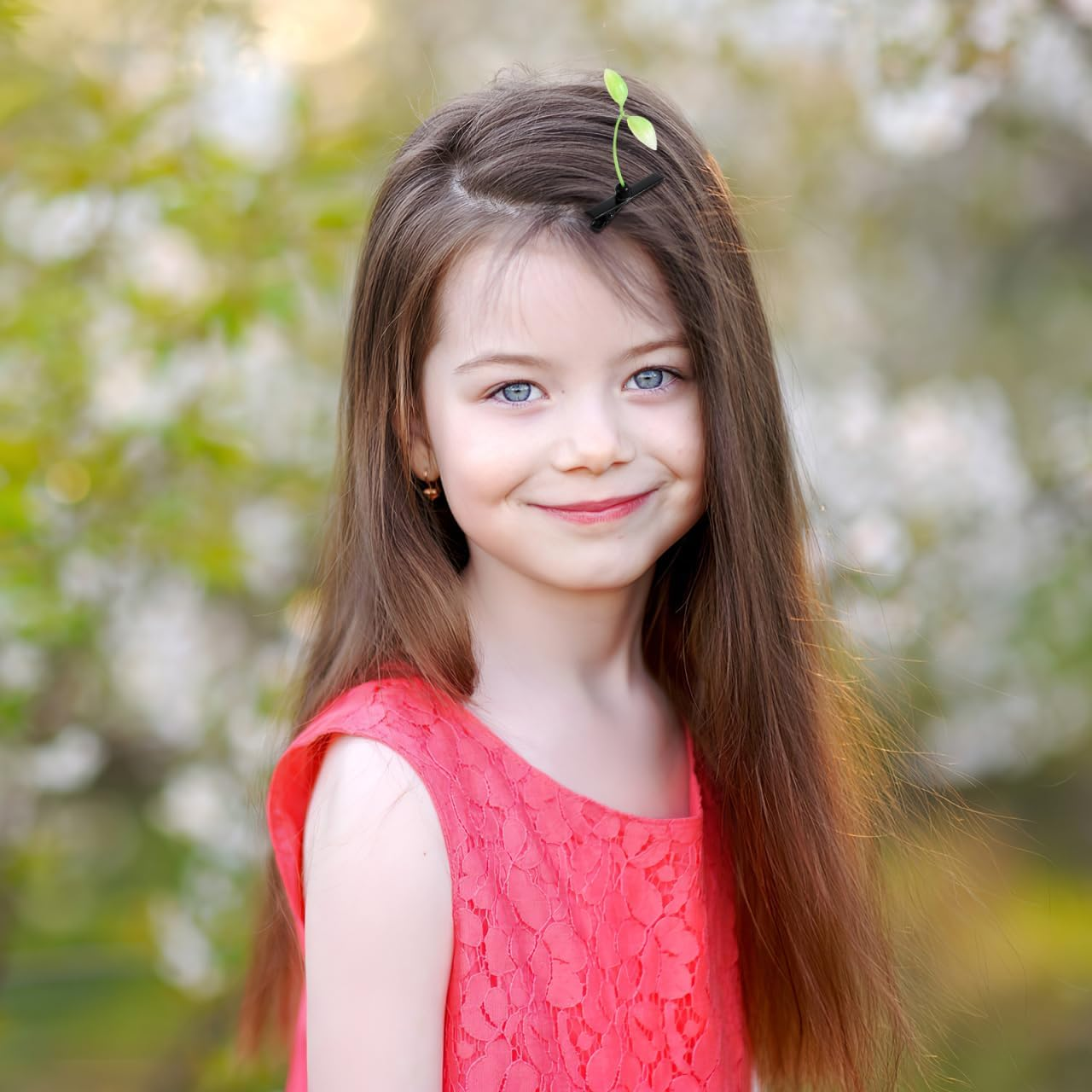 Partykindom Pack of 50 Funny Grass Hair Pins for Trendy Bean Sprouts Hair Clips for Girls Craft Material Cute and Creative Hair Accessories Parties and Everyday Use image number 3