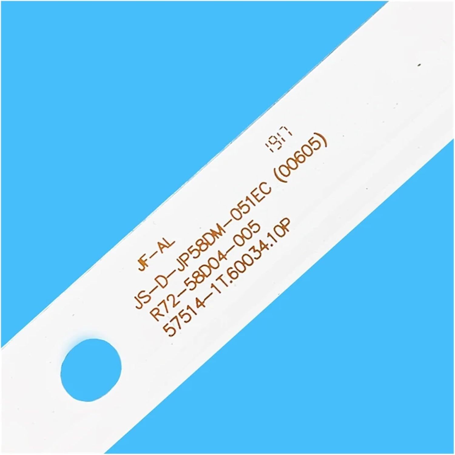 New 10Pcs/Lot 574Mm 5Leds 3V One LED for 58" TV JS-D-JP58DM-051EC(00605) R72-58D04-005 57514-1T.60034.10P image number 1