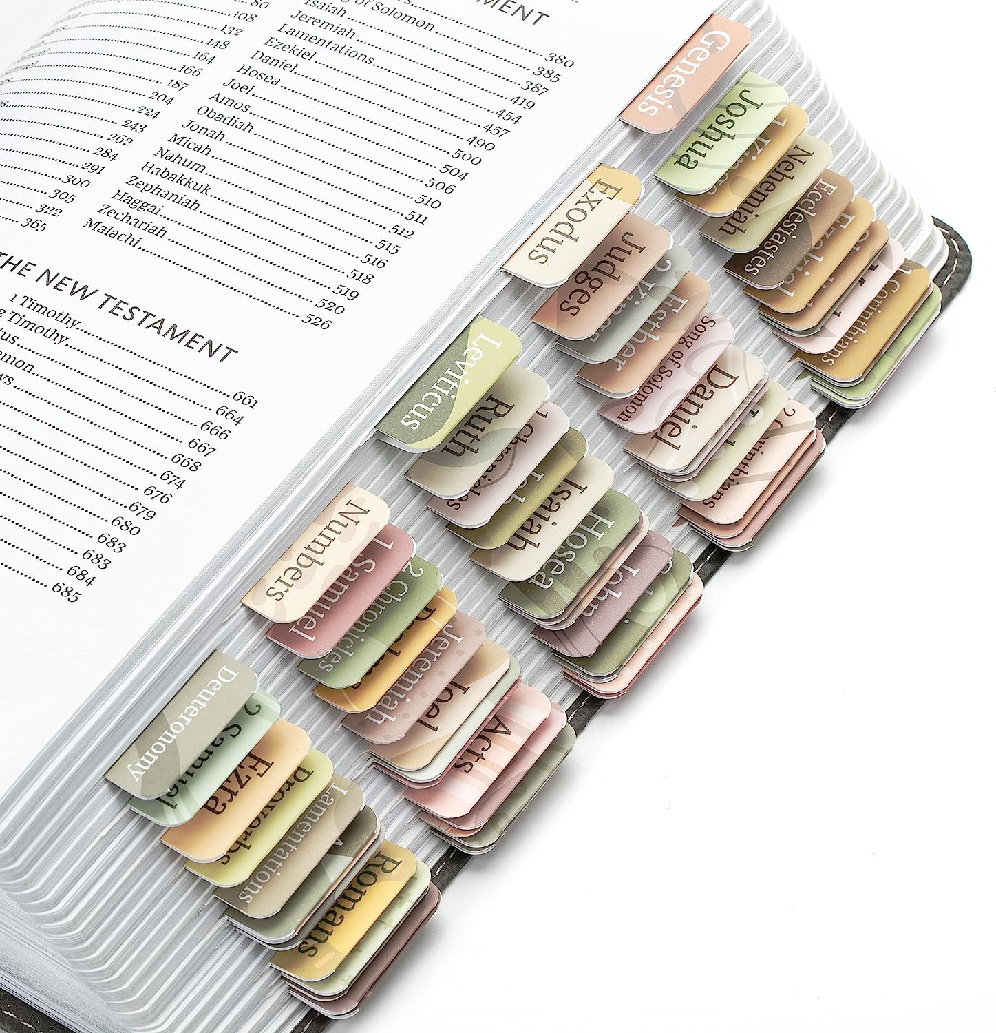 Mr. Pen- Bible Tabs, 75 Tabs, Laminated Bible Tabs for Women and Men, Bible Tabs for Study Bible, Bible Index Tabs, Bible Book Tabs, Bible Labels Tabs, Mr Pen Bible Tabs image number 2