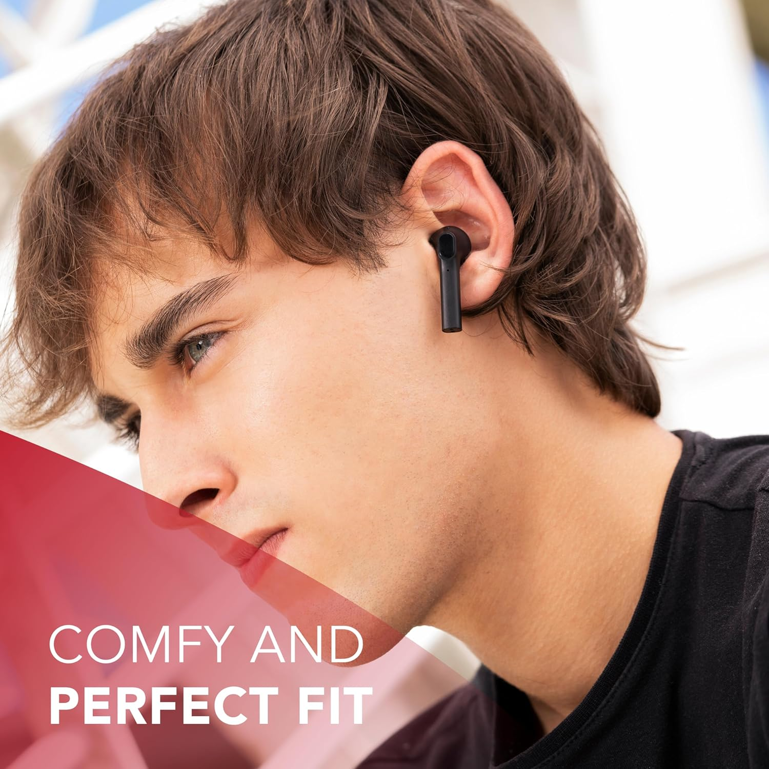 Music Sound - Showy - TWS Bluetooth Capsule Earphones with Charging Case in Various Designs - 15 Hours Playtime - Controls on the Earbuds for Managing Music and Calls - Smile Fantasy image number 4