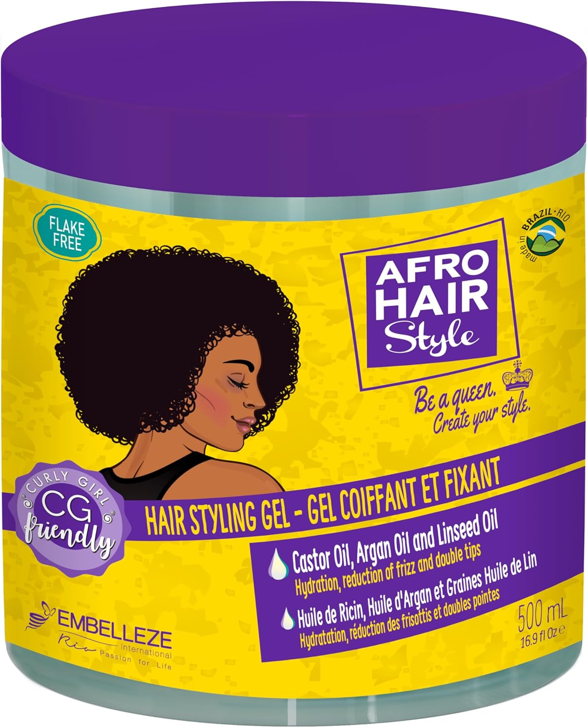 Afrohair Style Gel Modelador Capilar 500 Ml image number 2