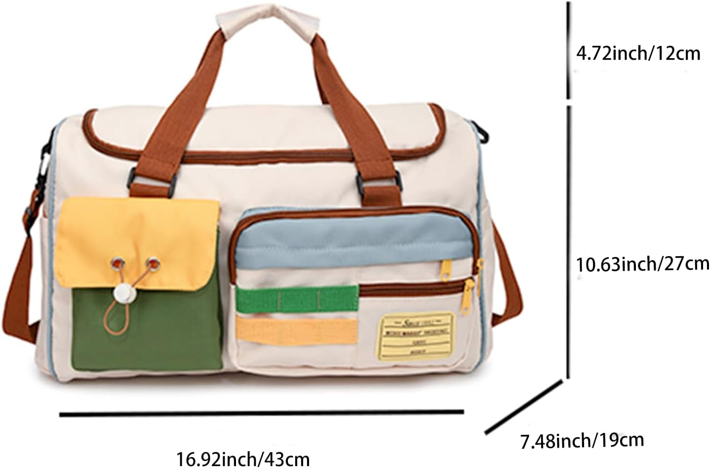 Vbvbip Waterproof Sports Travel Bag | Large Capacity Gym Backpack for Women | Durable & Stylish Companion image number 4