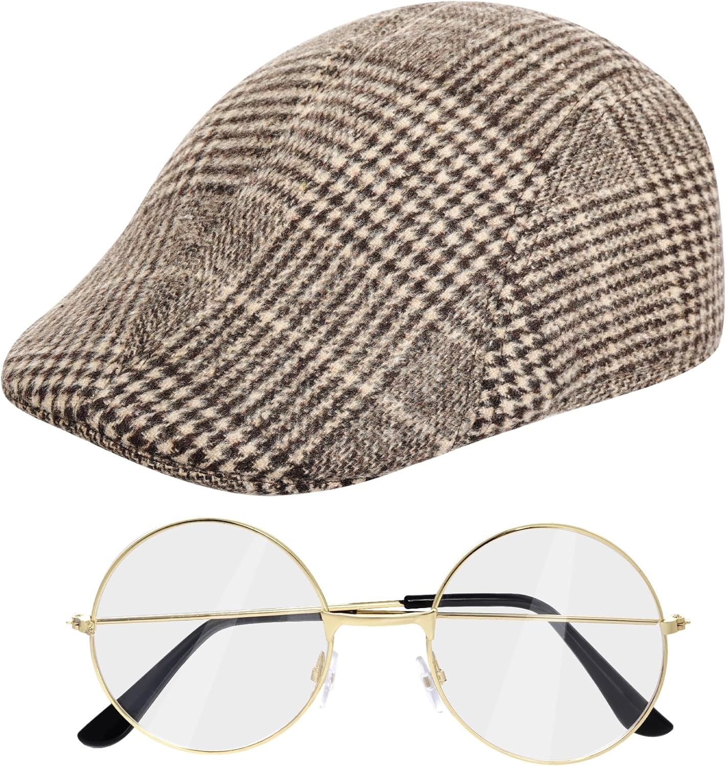 HOVEOX Detective Costume Accessories Set Detective Costume Hat Detective Dress up Costume Detective Prop Halloween Costume image number 5