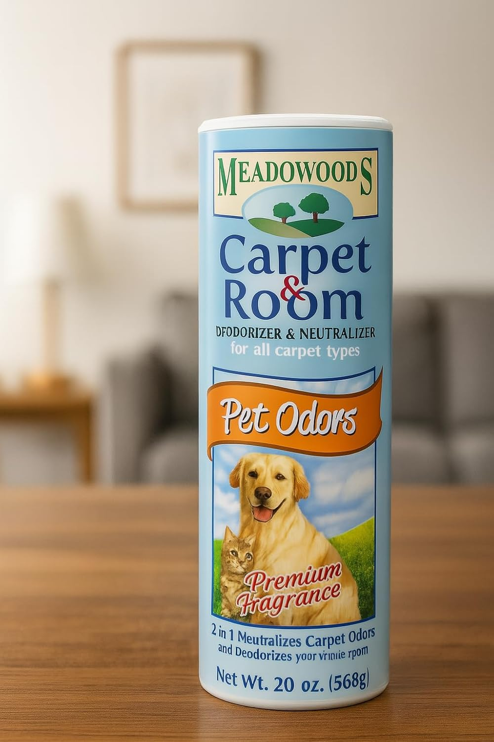 Pet Carpet Deodorizer Powder &ndash; Odour Eliminator & Room Freshener &ndash; Pet Safe Carpet Cleaner Solution 568G &ndash; Long Lasting Carpet Cleaning Powder &ndash; Safe for Pets & Kids &ndash; Vacuum Friendly Carpet Freshener image number 3
