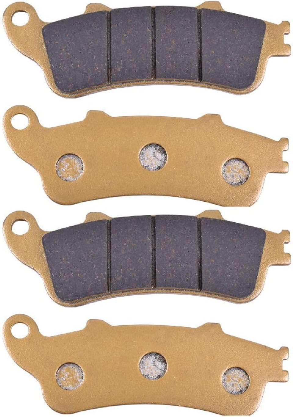 Motor Bike Parts for Honda ST 1300 ST1300 Pan European 1300 2002-2007 GL 1800 GL1800 Goldwing 2006-2013 Front & Rear Brake Pads Braking (Color : 1 Pair Rear)