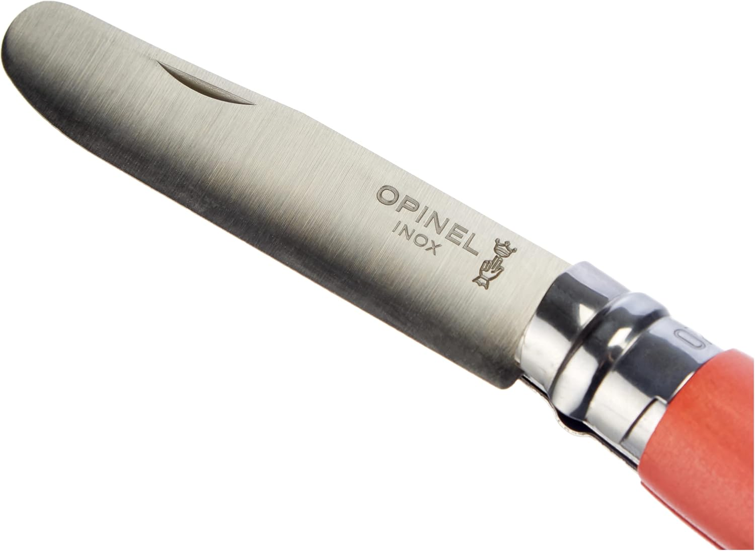 Opinel My First Opinel #07 round Ended Folding Knife, Tangerine, 8 Cm image number 4
