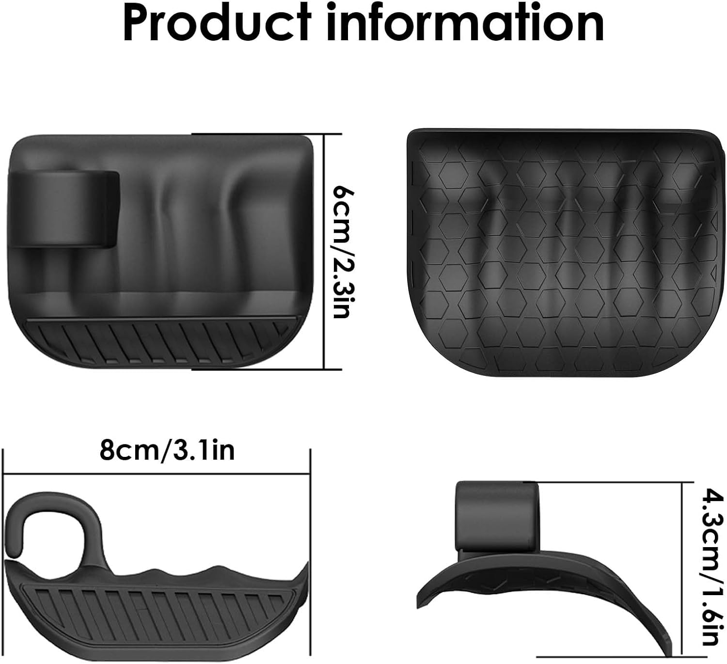 1 Pair Non-Slip Training Grips, Silicone Training Gloves for Gym, Ergonomic Rubber Grips for Men and Women for Weightlifting, Gymnastics, Cross Training, Pull-Ups, Fitness Accessories image number 4