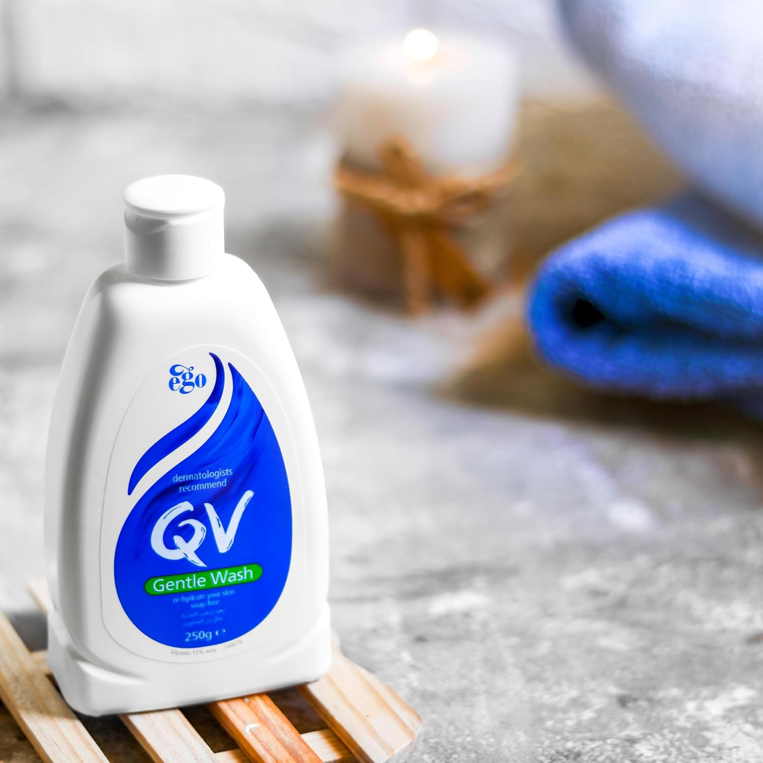 QV Gentle Wash (250G) Body Wash for Dry, Sensitive Skin, Ph Balanced, Unscented, Soap Free Body Wash, Moisturising Soap Alternative That Lathers for Dry Skin, Eczema, Psoriasis, Dermatitis image number 2