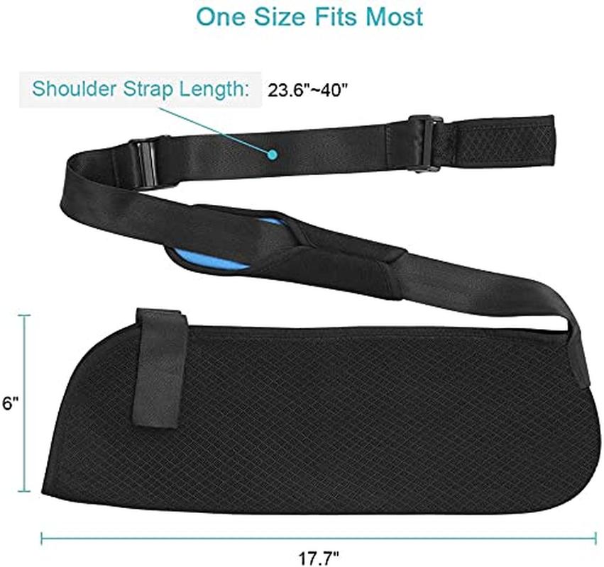 Arm Sling, Arm Support for Adults, Breathable Shoulder Immobilizer Elbow Arm Support for Broken Arm, Wrist, Elbow, Shoulder Injury, Available for Women and Men image number 5