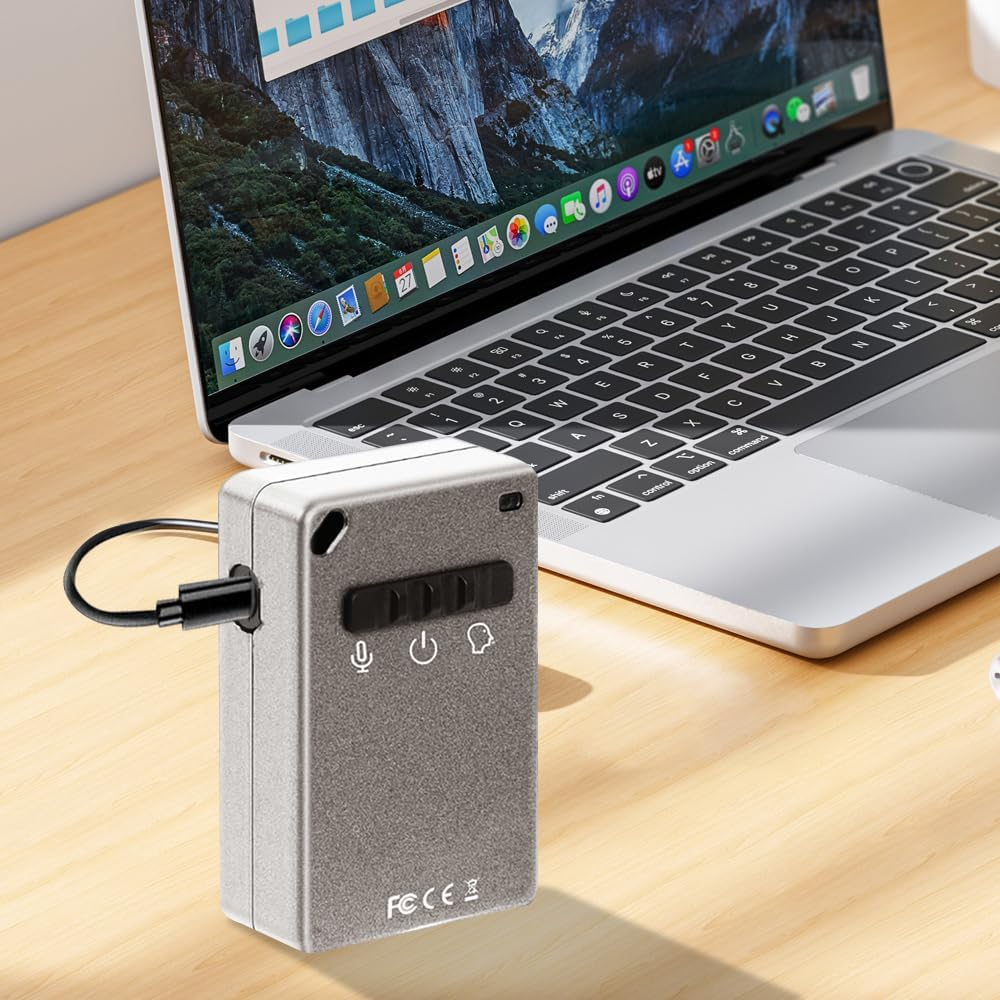 32GB Mini Digital Voice Recorder - Voice Activated with Playback Function, Ideal for Lectures, Meetings, and Dictation | USB Audio Recording Device image number 3