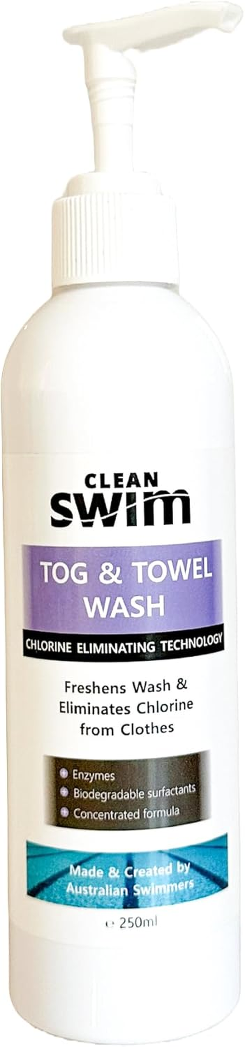 CLEAN SWIM Tog & Towel Wash with Enzymes, Biodegradable Surfactants for Your Swimmers & Towels 250Ml image number 5