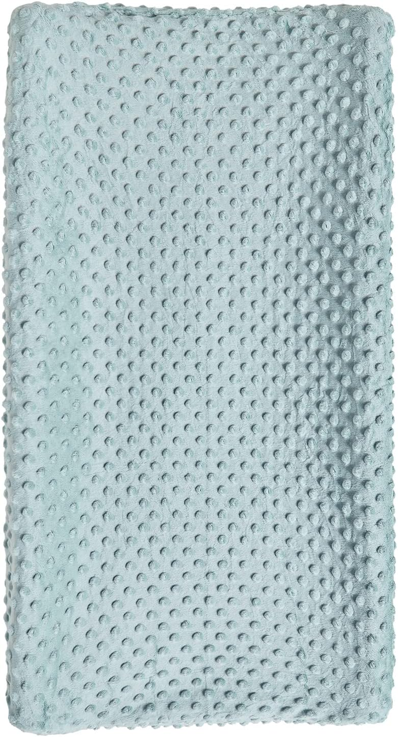 Changing Pad Cover Super Soft Dots Skin-Friendly Breathable Wipeable Changing Table Sheets for Baby Boy and Baby Girl (Pristine)