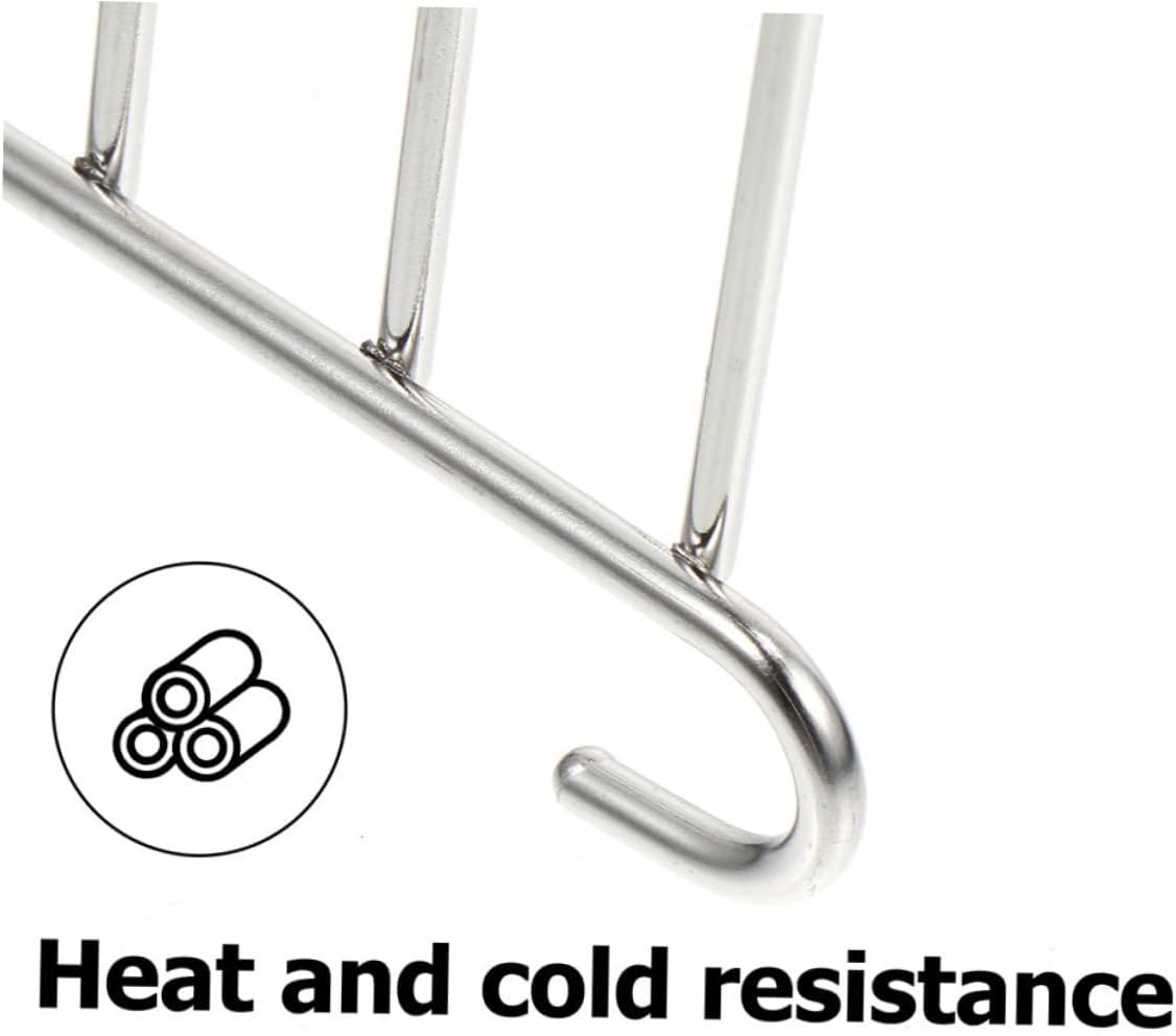 RORPOIR Air Fryer Bread Rack Toast Rack 201Ss Stainless Steel Air Fryer Accessory for Home Cooking and Meat Drying image number 6