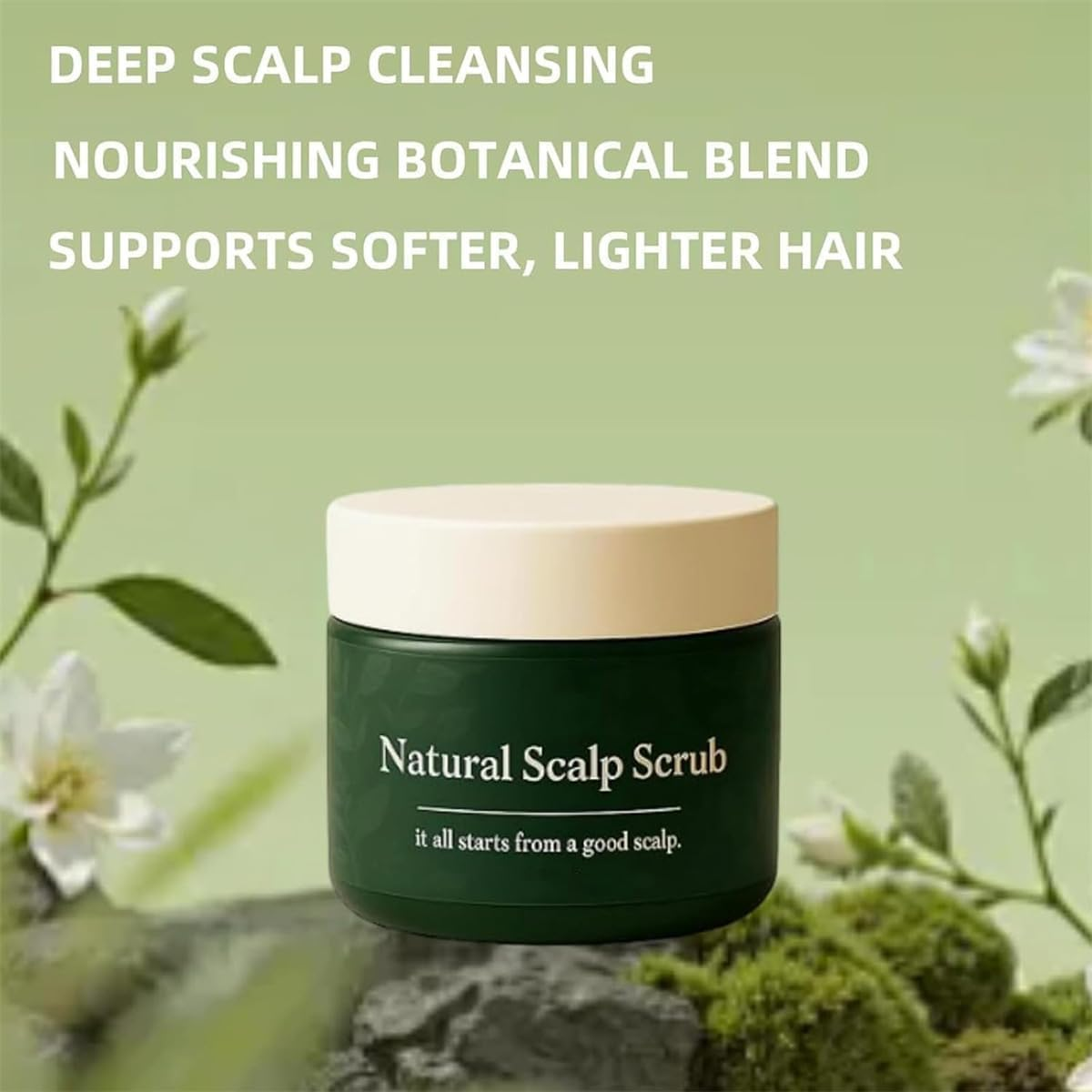 2Pcs Lissima Natural Scalp Scrub,Deep Cleansing & Nourishing Exfoliating,Moisturizing and Comfortable,Relieve Itchy Scalp & Dandruff, Gentle Formula, for All Hair Types image number 3