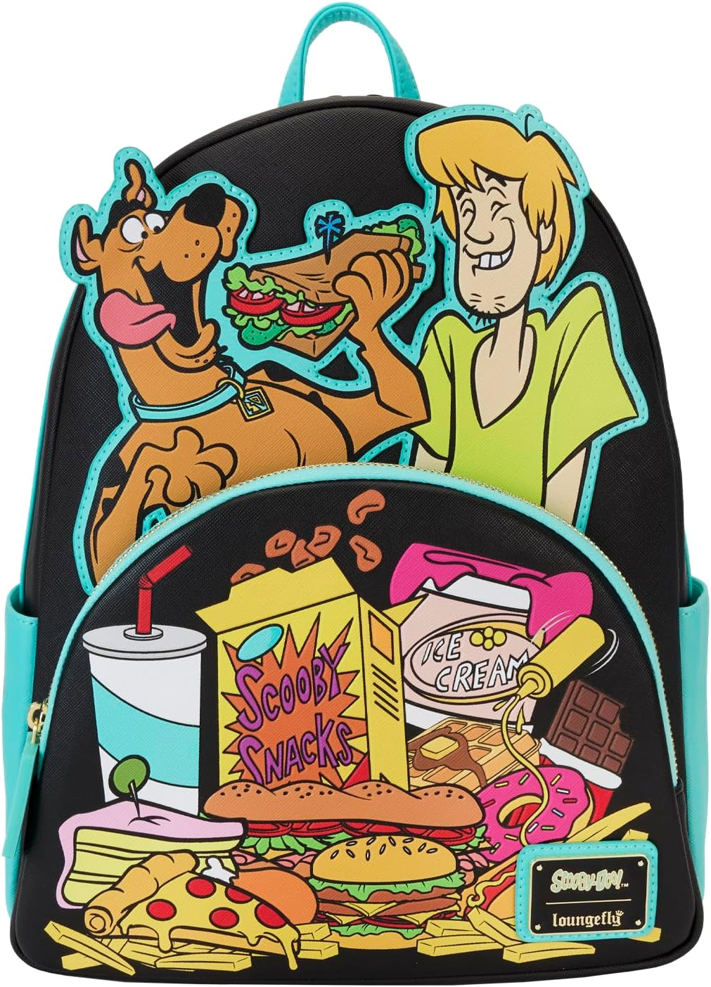 Loungefly Scooby-Doo Snacks Mini Backpack image number 1
