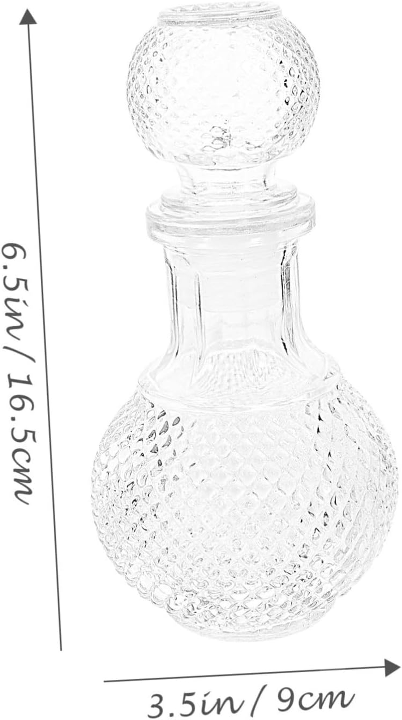 OKUMEYR Creative Glass Wine Bottle for Whiskey Decanter for Home Bar Liquor Dispenser and Design for Wine Decanters image number 3