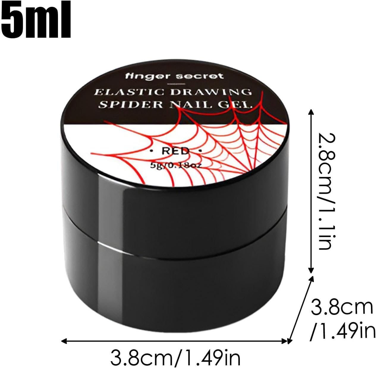 6 Colors Spider Gel, Spider Gel for Nails, Painting Elastic Drawing Spider Gel For, Soak off UV LED Gel Polish, Nail Designs Gel Paint Wire Drawing Gel Polish for Lines image number 5