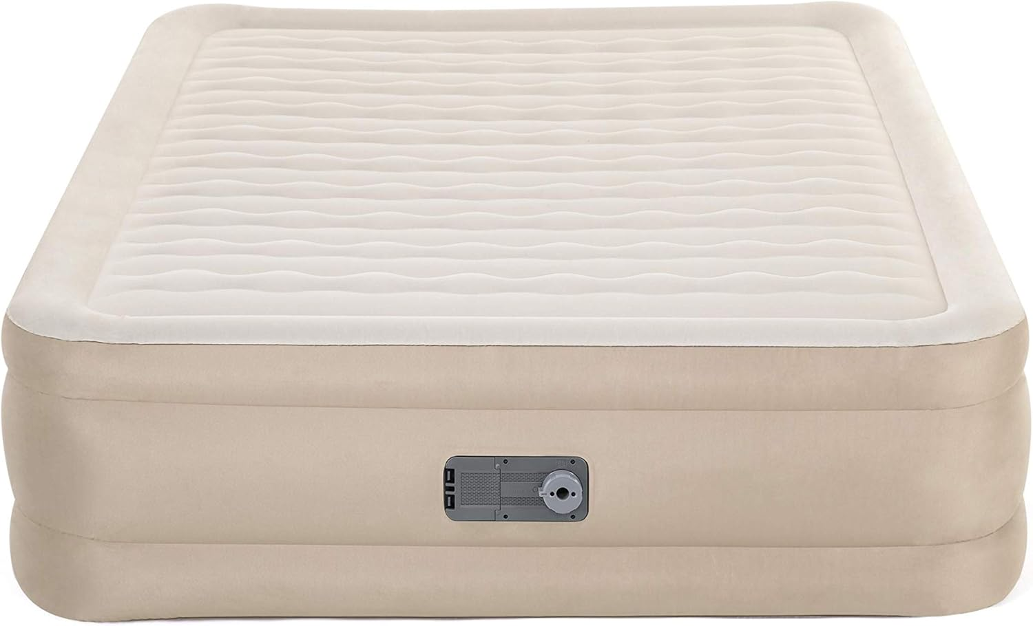 Bestway Fortech Queen Airbed with Built-In AC Pump, Brown image number 1