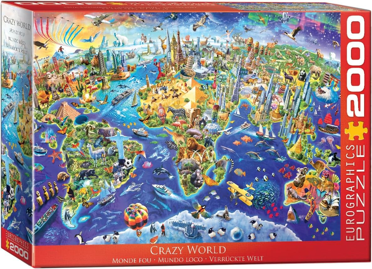 Eurographics Crazy World 2000-Piece Puzzle