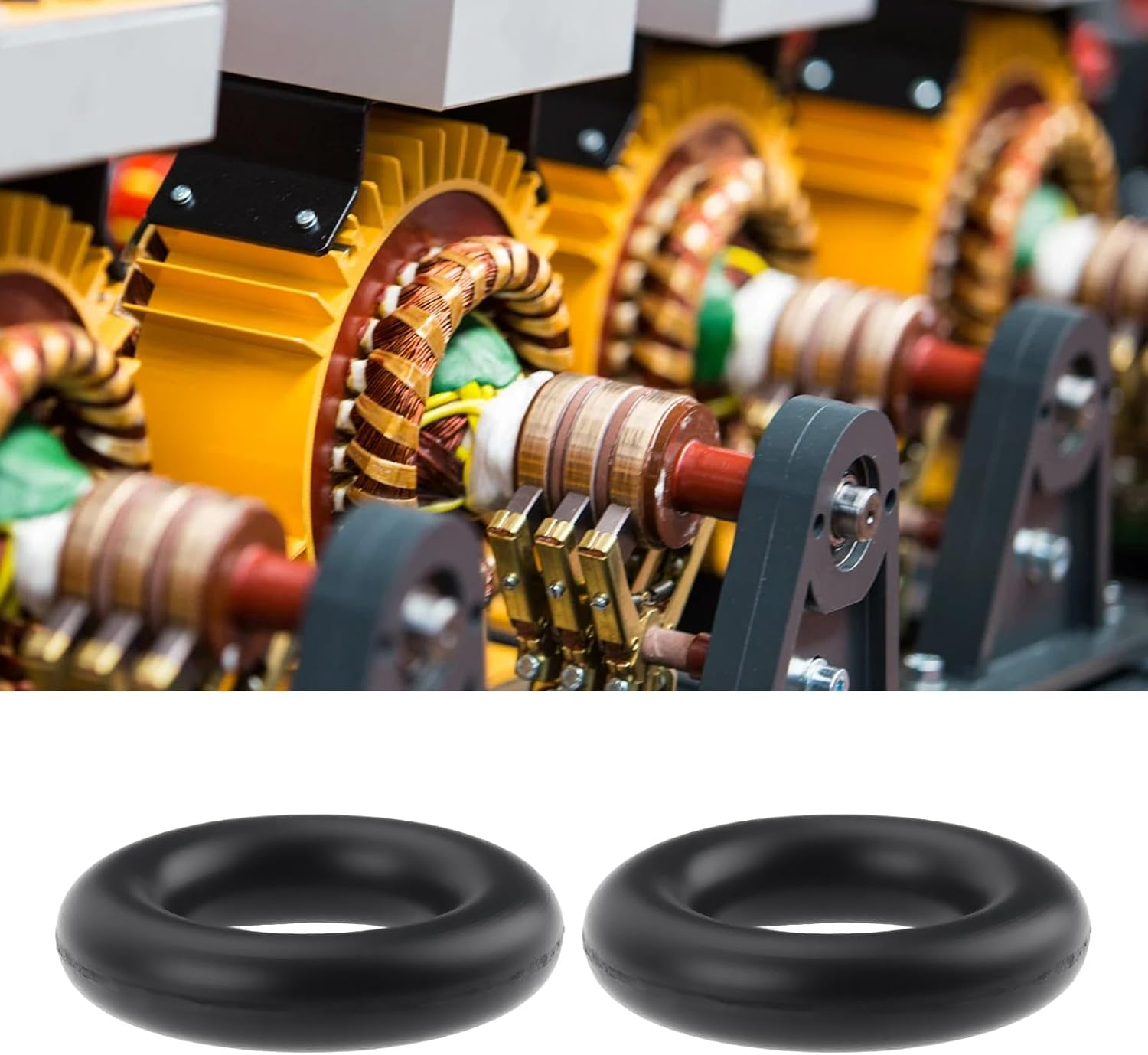 Briny River 200Pcs 3Mm ID X 6Mm OD X 1.5Mm Rubber O-Ring Suitable for Appliances Motors Tools Cars Trucks Trailers image number 5