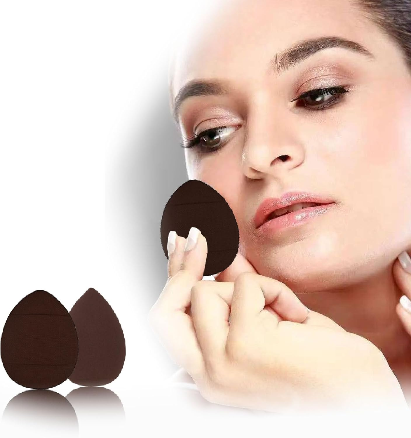 Makeup Brush Set, Professional Makeup Brushes Set, Gift Set for Face, Foundation, Blush, Eyeshadow, Contour, Concealer, Whitening, Beauty Egg, Random Colour #4 image number 5