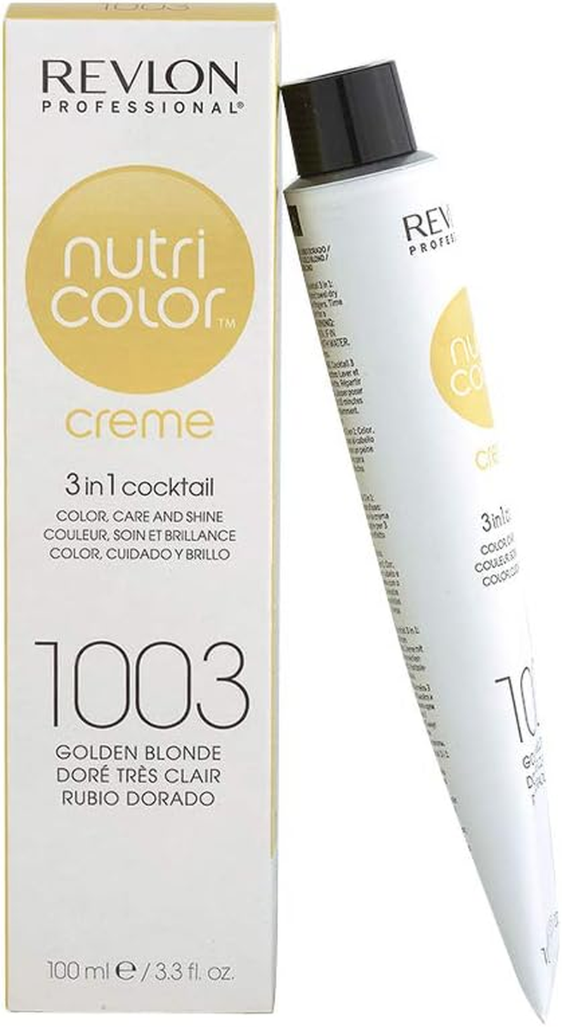 REVLON PROFESSIONAL Nutri Colour Creme 1003 Golden Blonde100 Ml - Yellow image number 3