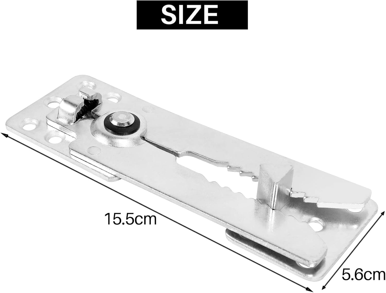 Bopfimer 2 Packs of Sectional Sofa Connector, Metal Sectional Sofa Furniture Connector Sectional Connectors for Sliding Sofa image number 4