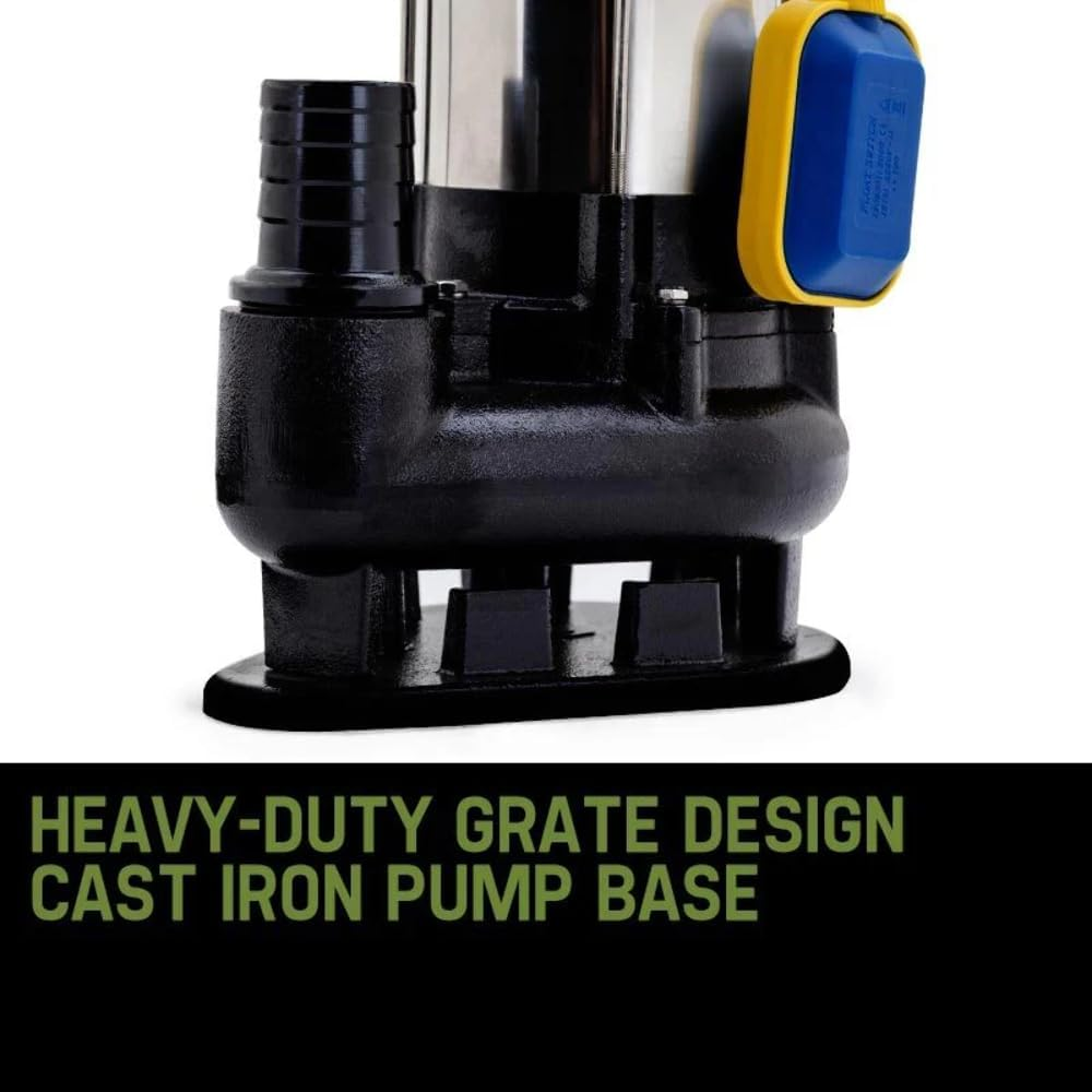 Protege PSWP-085 2250W Submersible Dirty Water Sewage Pump image number 4