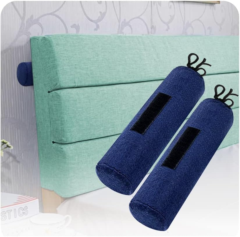 Headboard Bumper Stoppers for Wall Headboard Stabilizer Bed Squeaking Noise Stopper Wall Protector from Bed Couch Furniture Bed Frame anti Shake for Wall No Screw (2 Pack) image number 1