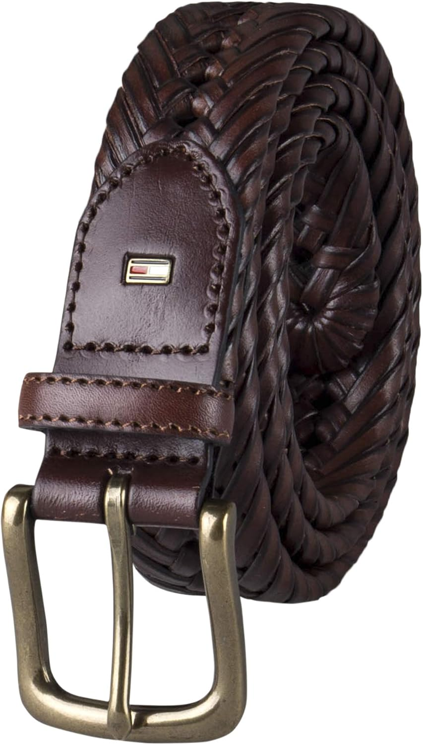 Tommy Hilfiger Men'S Braided Belt (With Big & Tall Sizes)