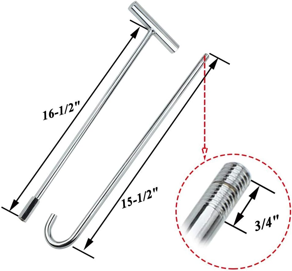 N/A Scottchen PRO 5Th Wheel Pin Puller 32" Solid Steel with Chrome Plating Heavy Duty - 1Pack image number 3