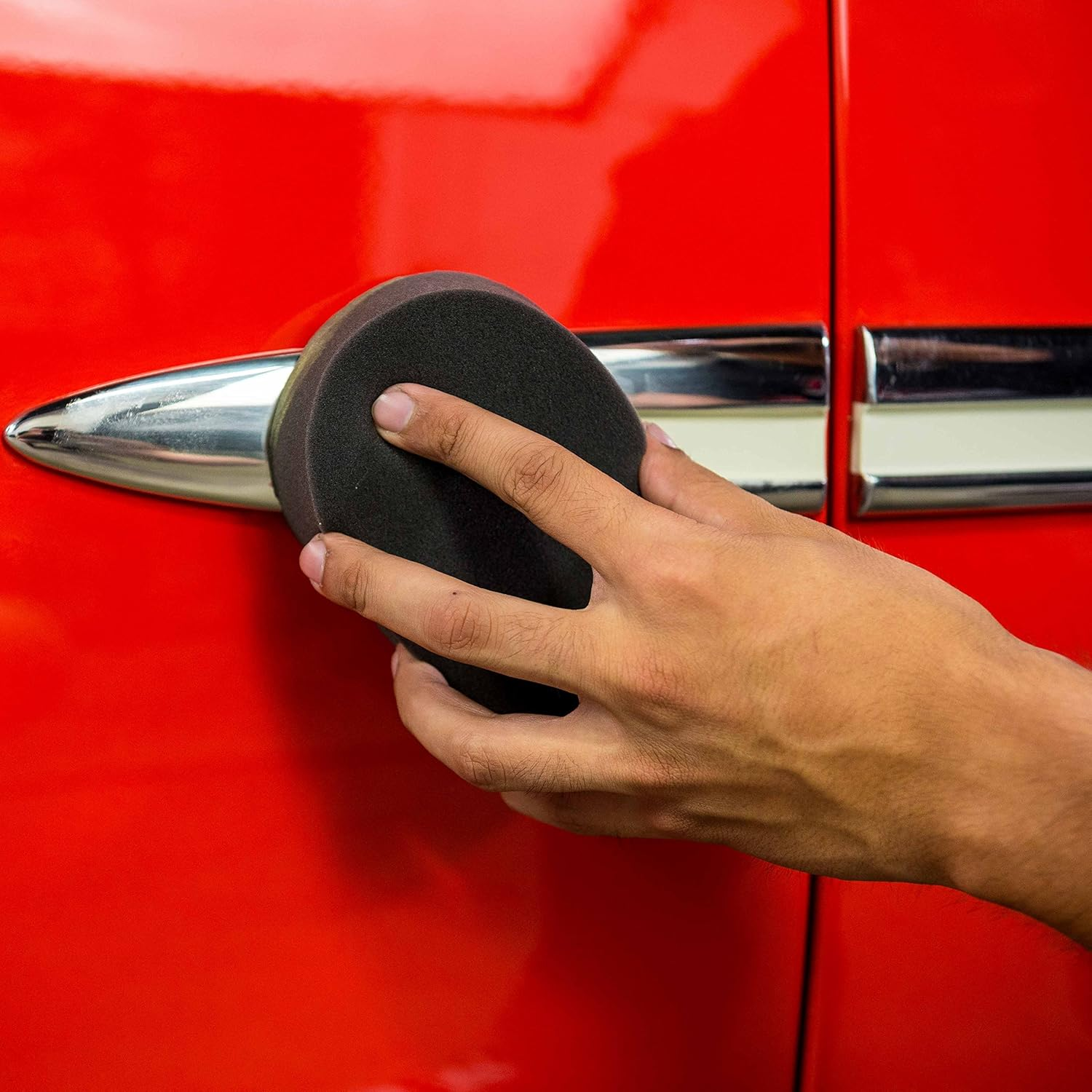 Chemical Guys Hex-Logic Hand Applicator Pad Kit, 3 Pads image number 5