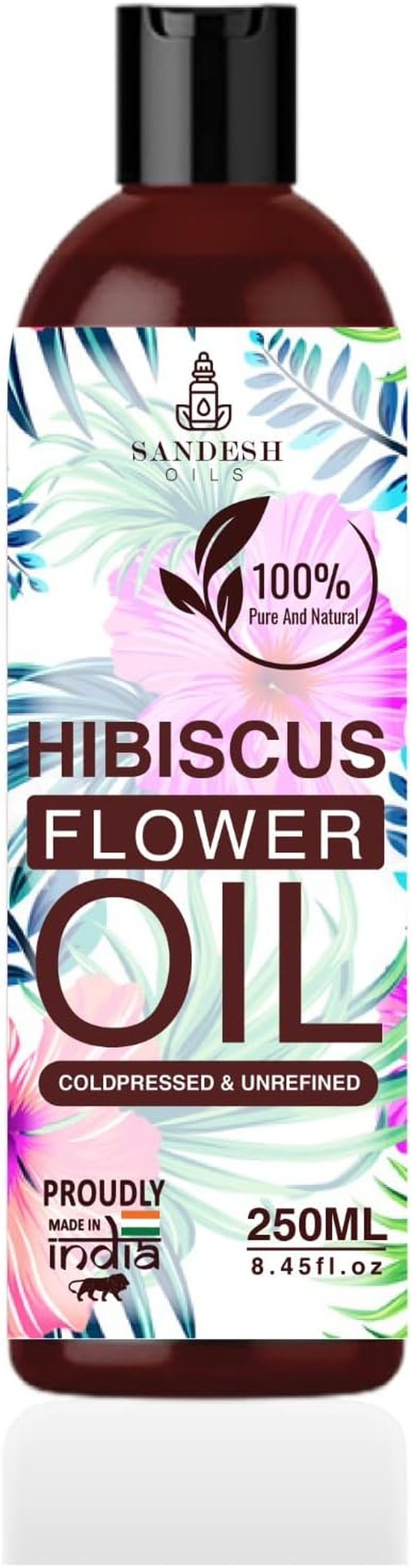 Sandesh Oils Hibiscus Oil Pure & Natural Virgin Unrefined for Hair & Skin (Gudhal Ka Tail) (250Ml) (STANDARD 250ML, HIBISCUS OIL) image number 5