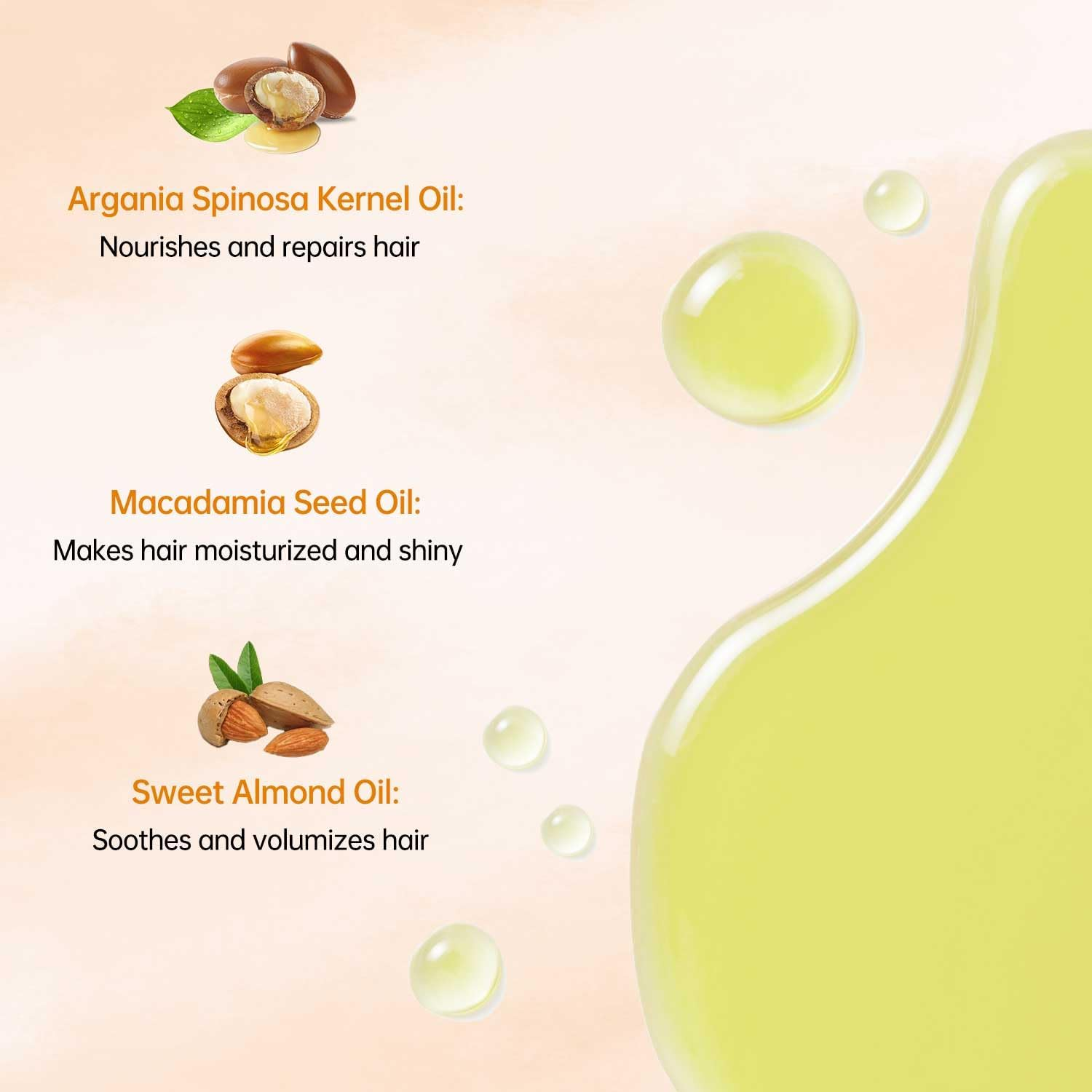 Moroccan Argan Oil for Hair, 100Ml, Strengthens and Nourishes, All Hair Types image number 1