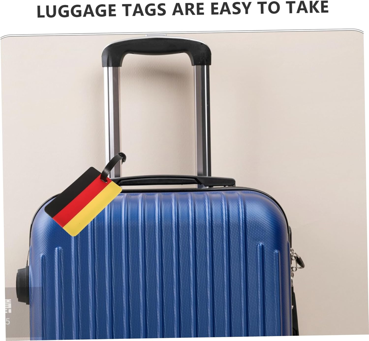 OATIPHO 2Pcs Flag Luggage Tag Travel Baggage Identifier Suitcase Tag for Checked Baggage image number 5