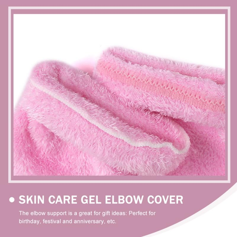 Healvian 2Pairs Skin Care Gel Elbow Cover Moisturizing Elbow Pad for Dry Skin Comfortable Exfoliating image number 4