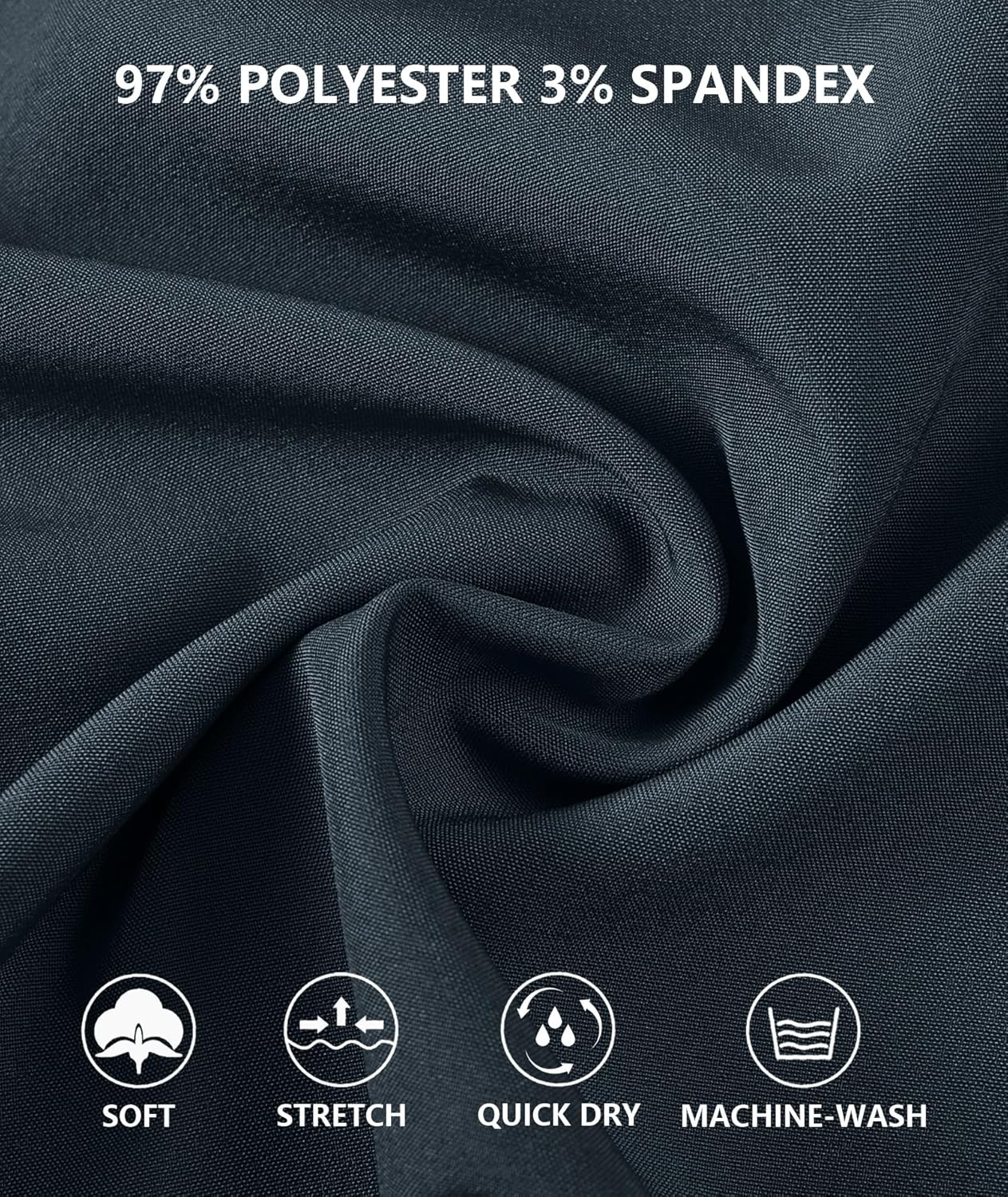 RBYEKP 2 Pack Men'S Sport Shorts Pack Zip Pockets Gym Training Jogging Shorts for Men Athletic Lightweight Elastic Waist image number 6