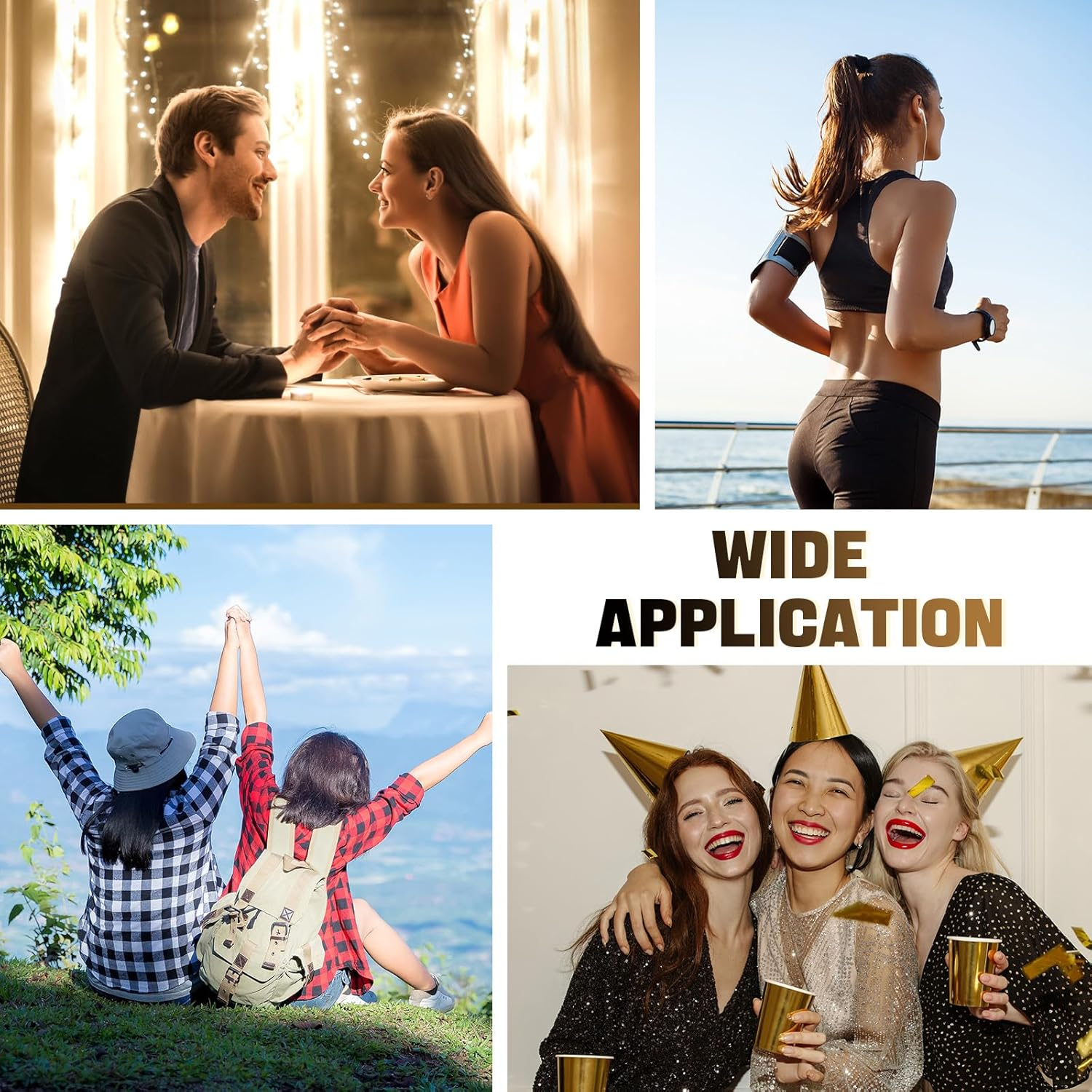 JOOMOKO Perfume Atomiser Refillable, 5 Ml Perfume Bottle, Empty Perfume Atomiser for Travel, Empty Perfume Atomiser Spray Bottle for Travel on the Go (Gold & Gold)