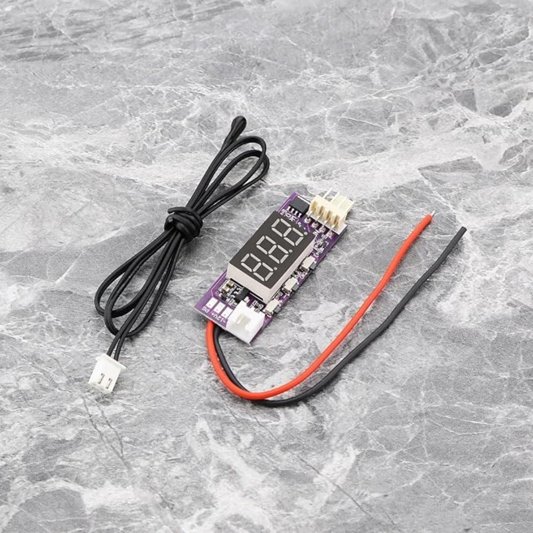 Fan Speed Control Module,Dc 12V 3A 4-Pin Fan Temperature Controller Automatic Temperature Controller NTC Sensor ，For Adjust Fan Speed Fan Speed Control image number 5