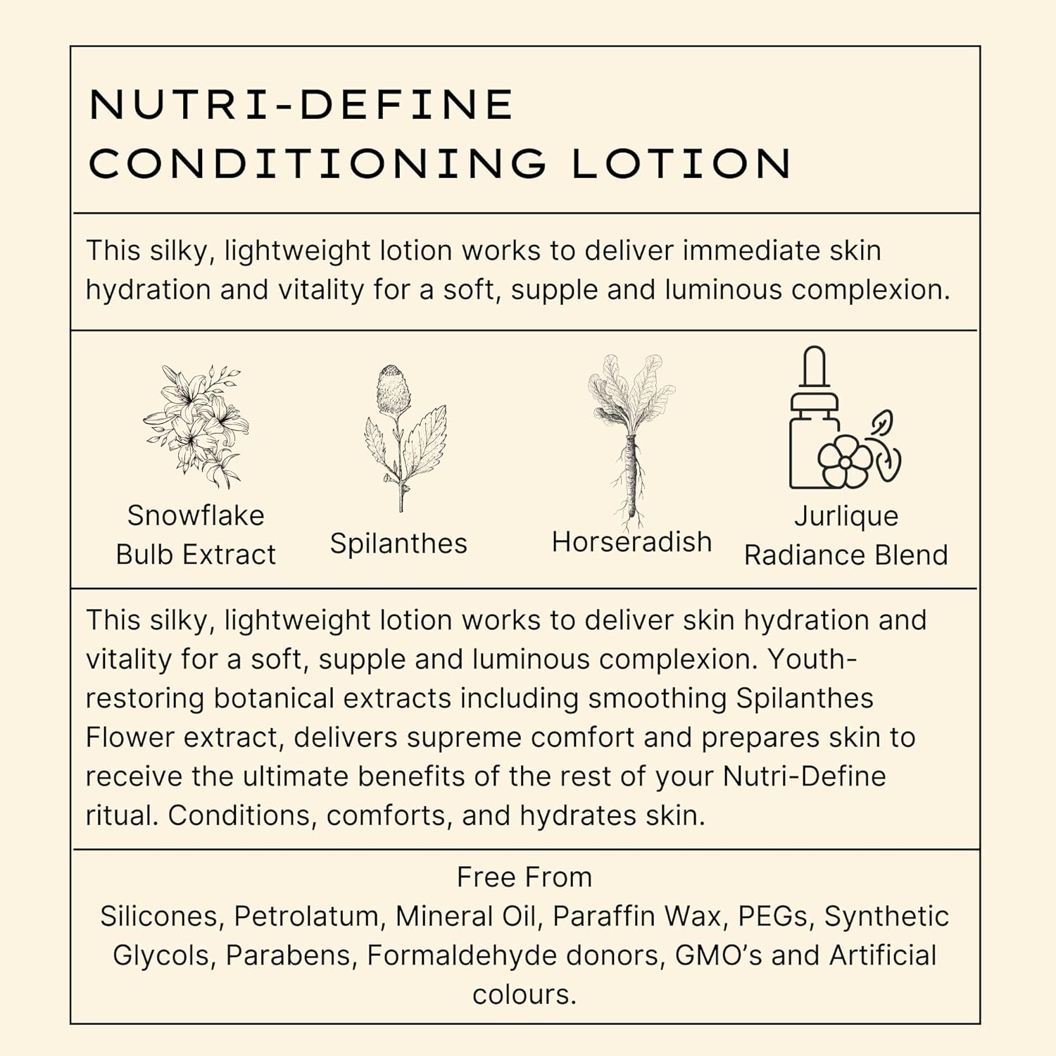 Jurlique - Nutri Define Supreme Conditioning Lotion - 100 Ml image number 4