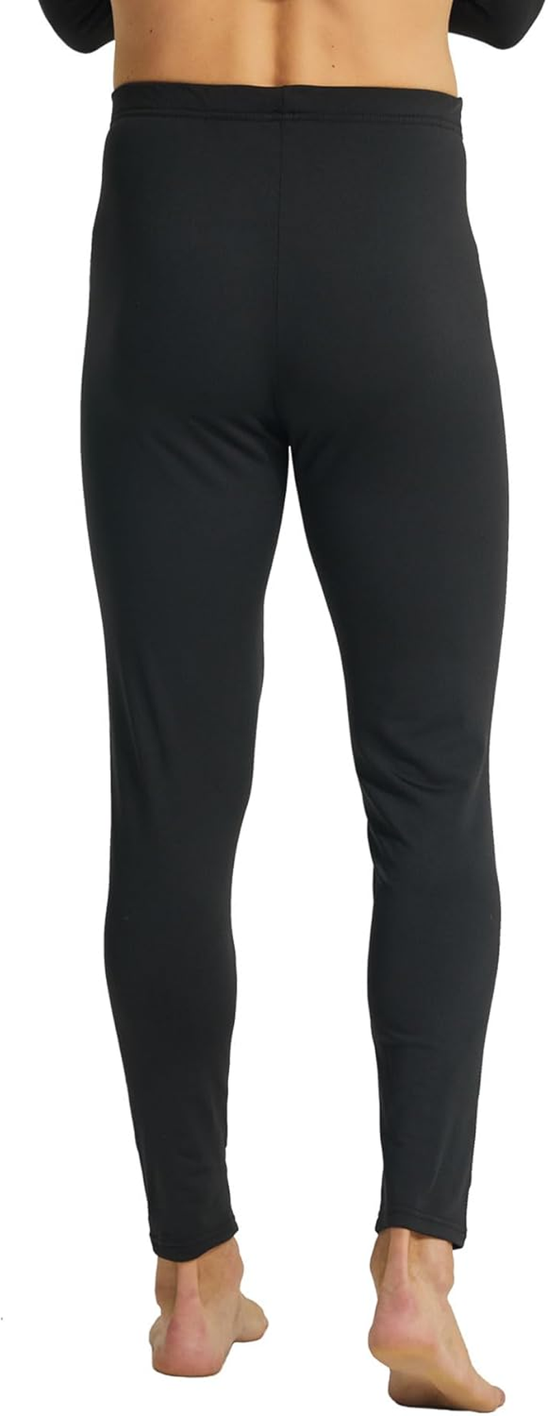 2 Pack Mens Thermal Long Johns Thermal Underwear for Men Soft Base Layer Thermal Pants Winter Warm Bottoms for Cold Weather image number 2